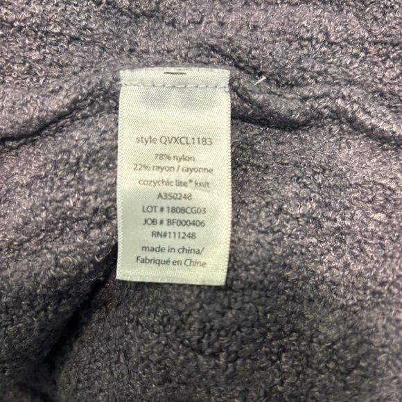 Barefoot Dreams Cardigan Womens 2XL CozyChic Lite Loungewear Ribbed Shrug Short - Picture 5 of 6